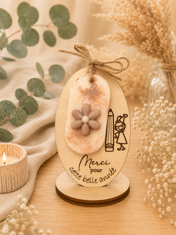 🌸 Suspension parfumée “Merci pour cette belle année” 🌸