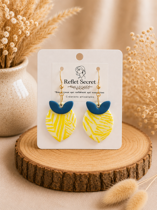 Boucles d’oreilles « Azur» 🌊