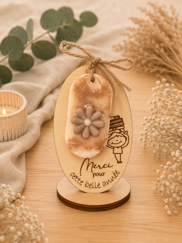 🌸 Suspension parfumée “Merci pour cette belle année” 🌸