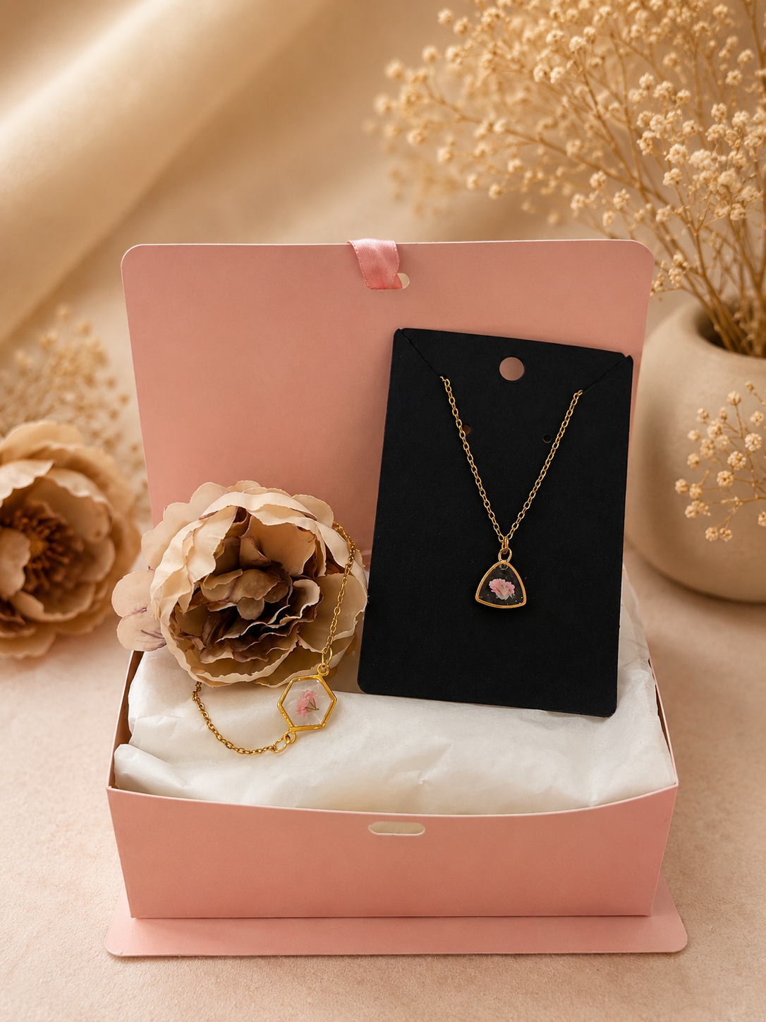 ✨ Coffret Bijoux “Fleur Éternelle” ✨
