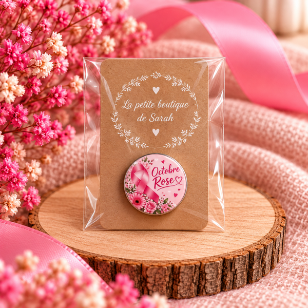 🎀 Pin’s Octobre Rose