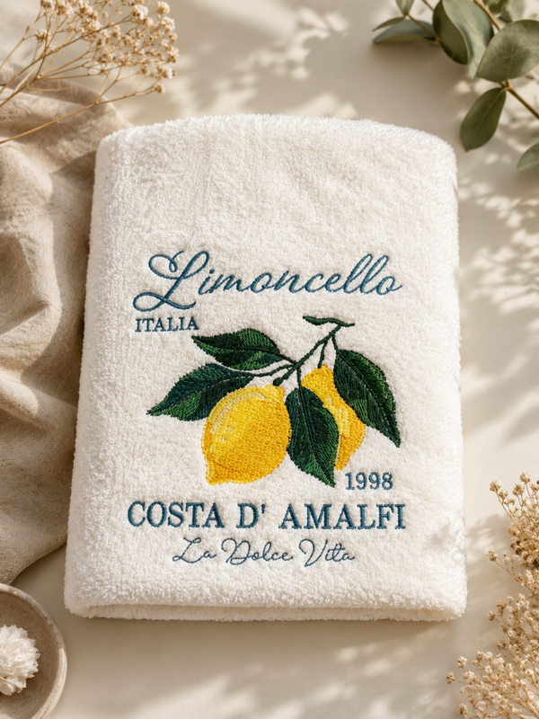 Serviette éponge 50x100 Cm «  Limancello »