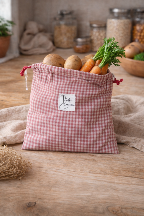 🧵 Sacs à vrac réutilisables  - 20,5Cm x 23,5Cm