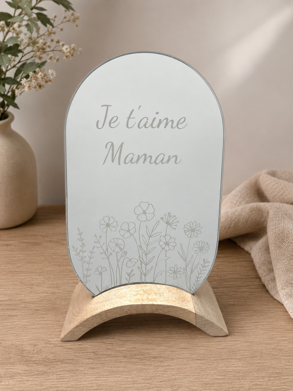Miroir «  Je t’aime maman » 🌸