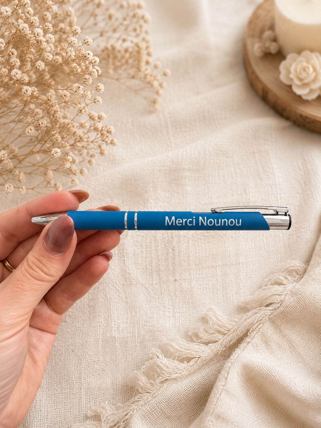 🖊️ Stylo Gravé “Merci Nounou” 🖊️