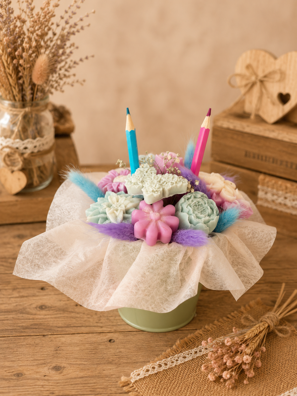🌸 Composition Florale de Fondants – Thème Créatif ✏️🌼