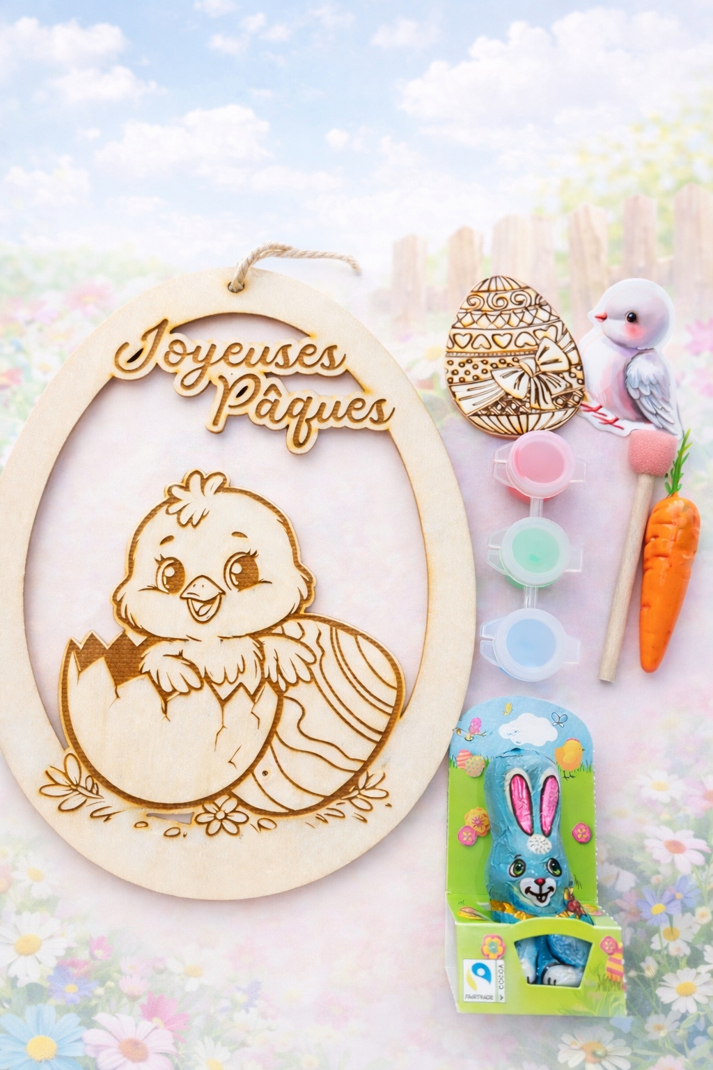 Kit créatif de Pâques à peindre 🐣🎨