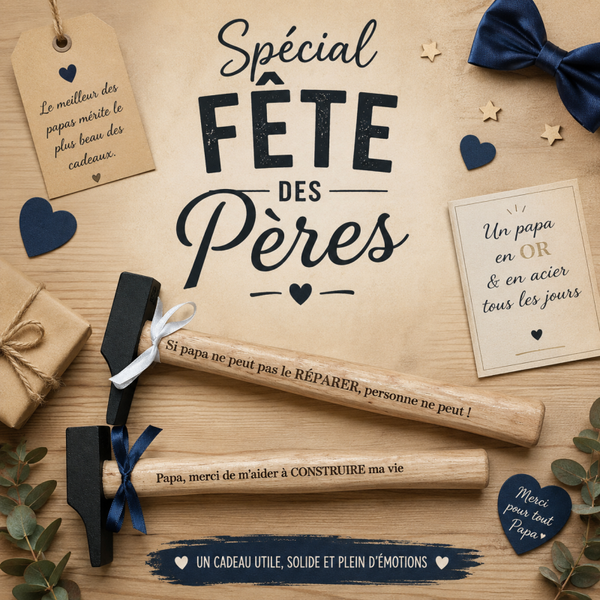 🔨 Marteaux gravés – Spécial Fête des Pères 🔨