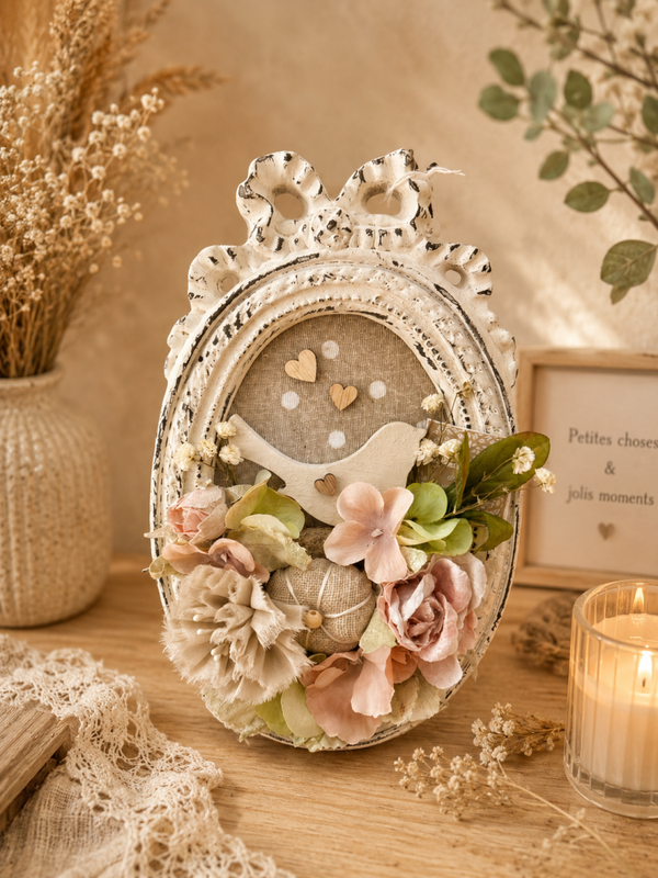 🕊️🌸 Cadre décoratif floral 🌸🕊️