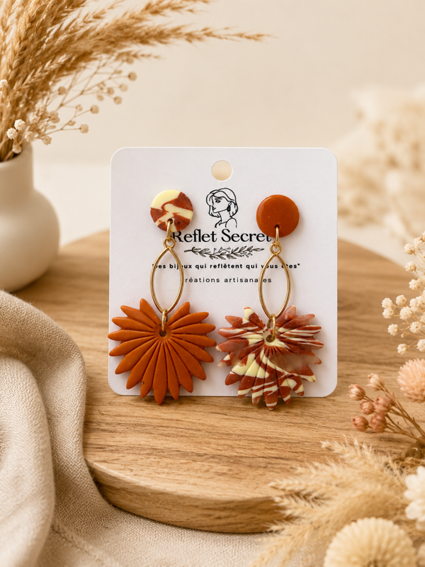 Boucles d’oreilles < Éclosion >
