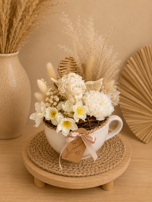 🤍 Tasse Ange Fleurie Bohème 🤍