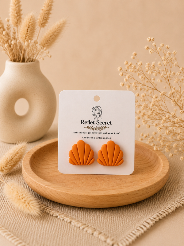 Boucles d’oreilles «  Corail Océan » 🪸