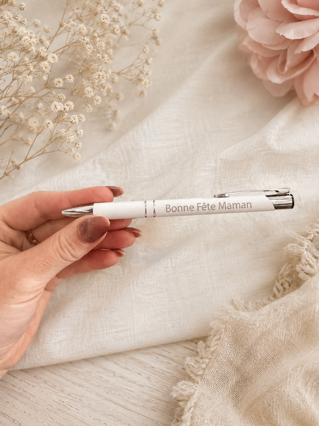 🖊️ Stylo Gravé “Bonne Fête Maman” 🖊️