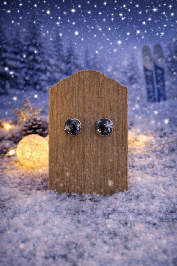 Boucles d’oreilles ❄️ Givre et rêves alpins