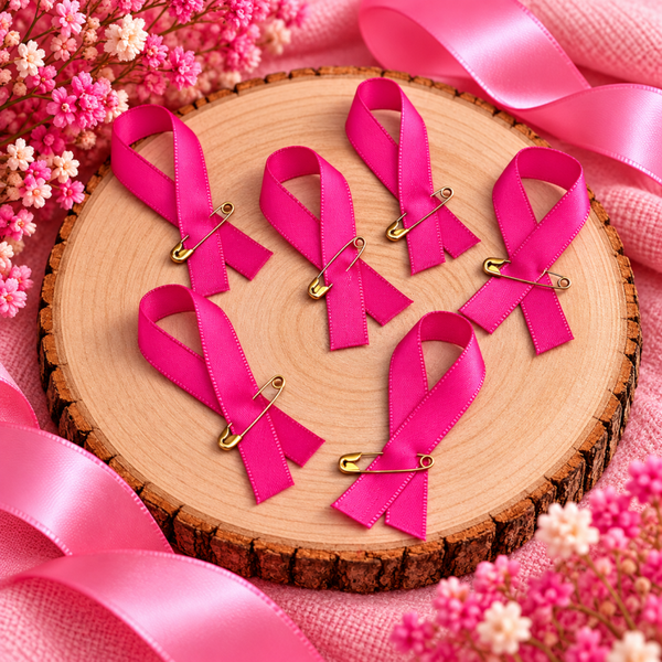 🎀 Ruban Octobre Rose – Broche solidaire