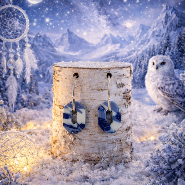 Boucles d’oreilles ❄️ Givre et rêves alpins