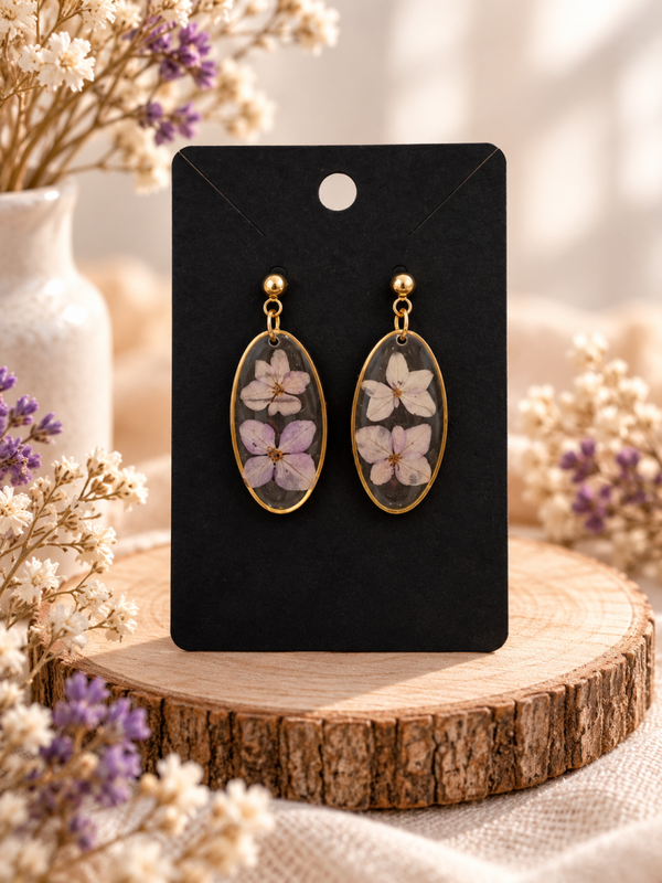 🌸 Boucles d’oreilles fleuries