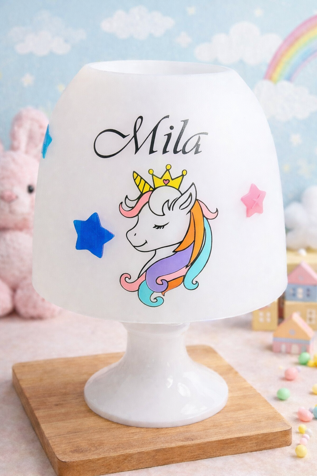 Lampe enfant personnalisée - Licorne