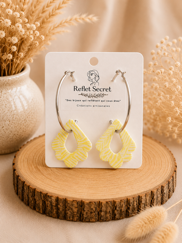 Boucles d’oreilles « Azur» 🌊