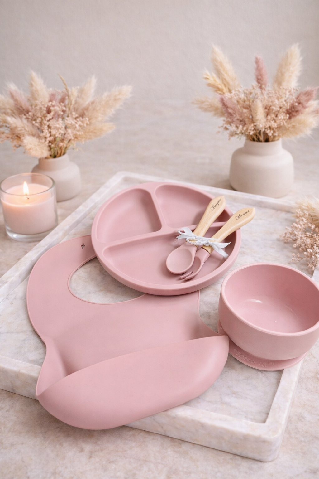 Coffret repas bébé personnalisé