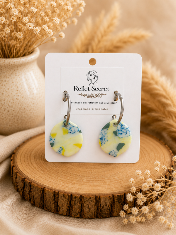 Boucles d’oreilles « Limonade »