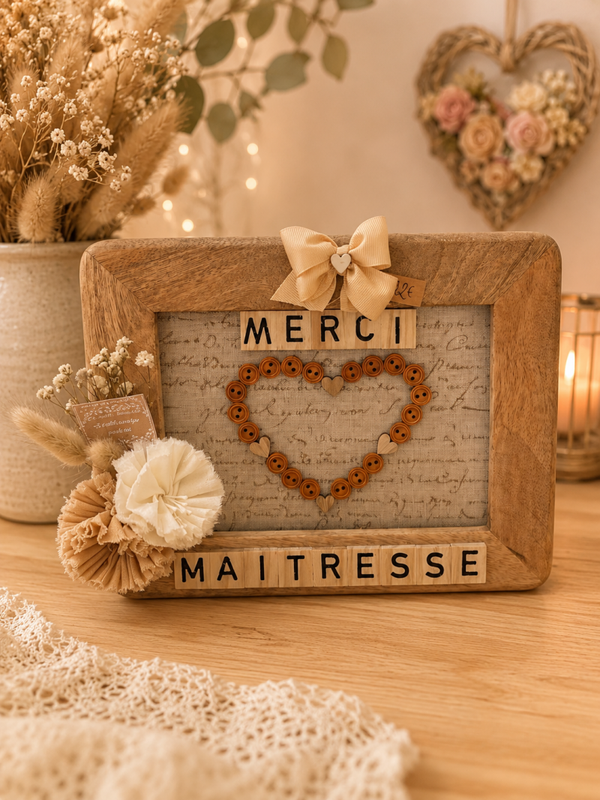 🤎✨ Cadre décoratif “Merci Maîtresse” ✨🤎