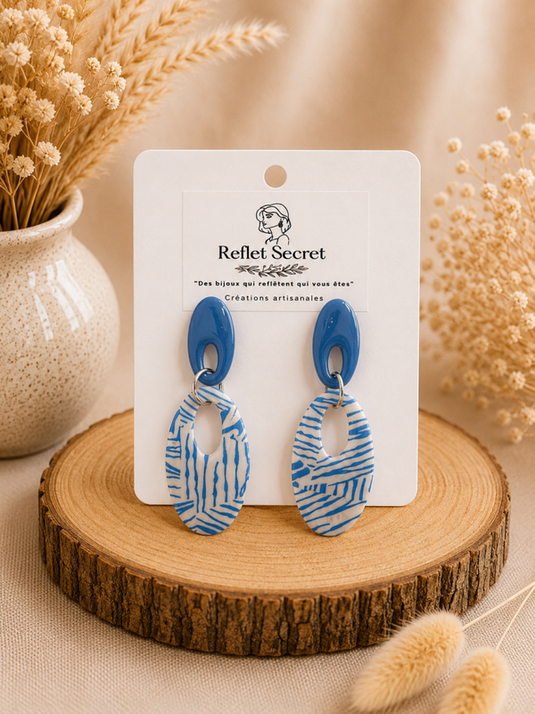 Boucles d’oreilles « Azur » 🌊
