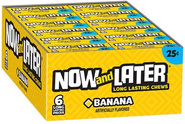 Now & Later Banana 24x26g