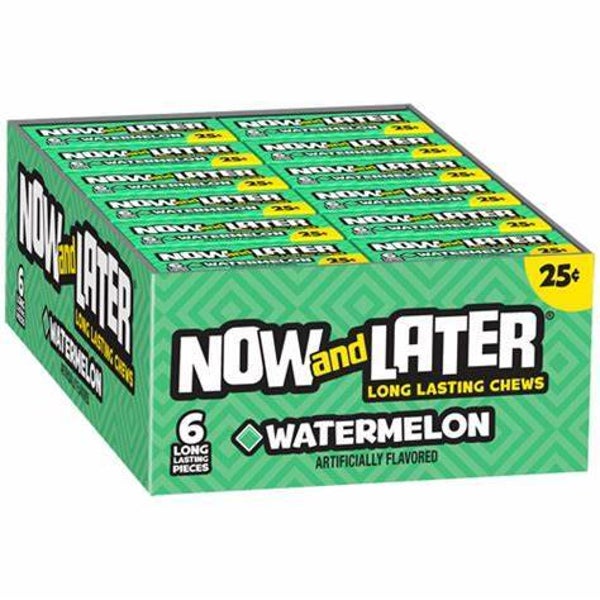 Now & Later Watermelon 24x26g