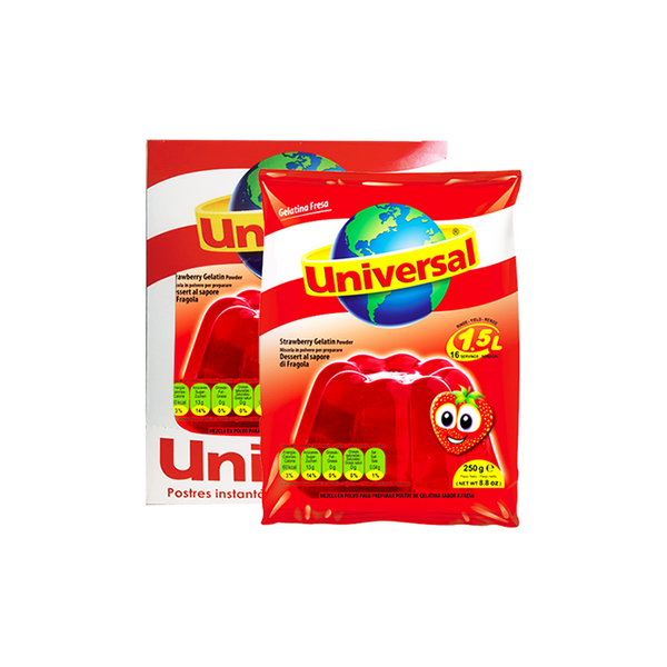 Gelatina Fresa 250 gram Display á 9 stuks Prijs opvragen met contactformulier