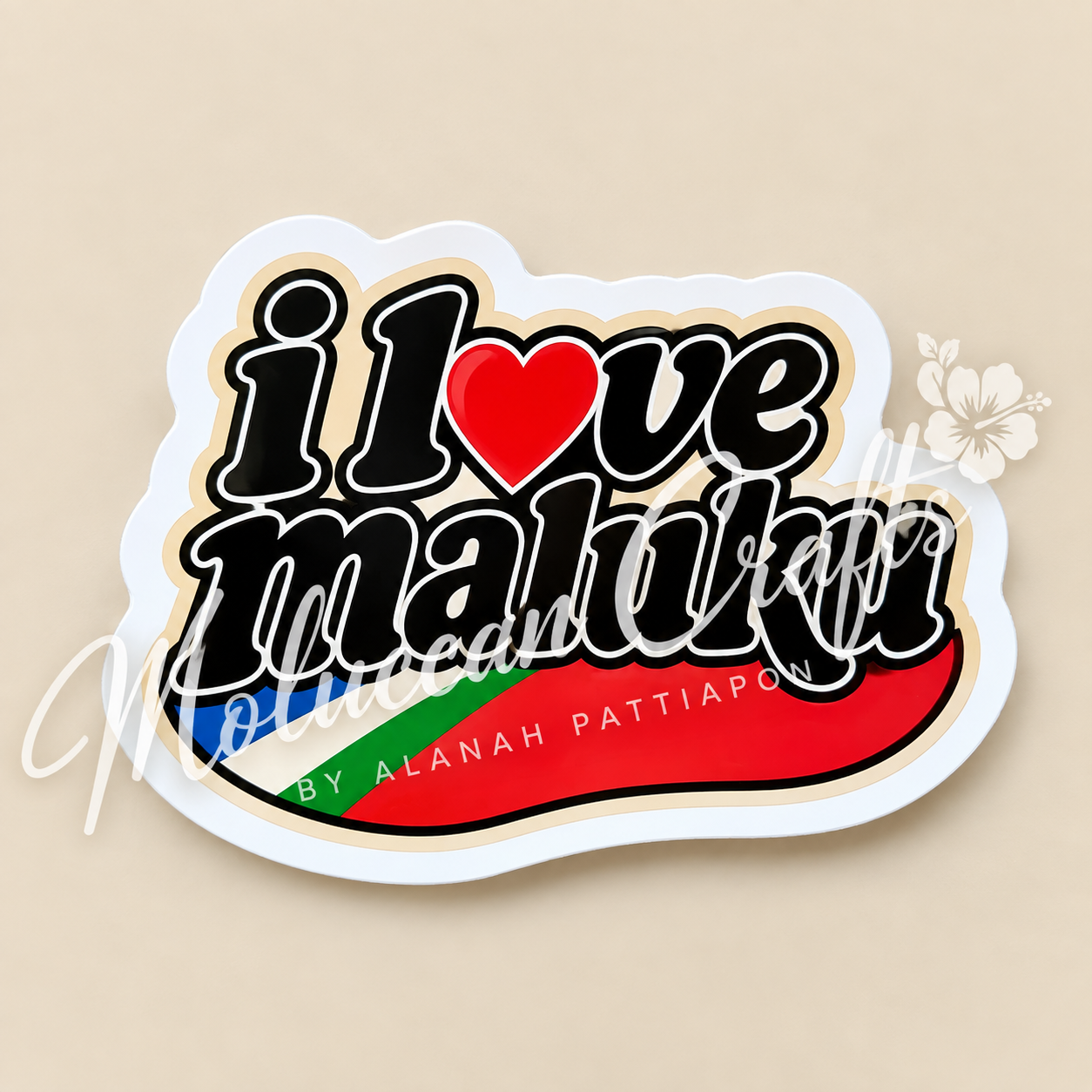 Sticker: I love maluku