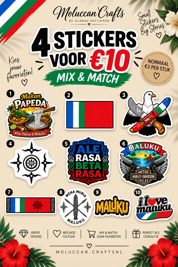 Stickers – 4 voor €10
