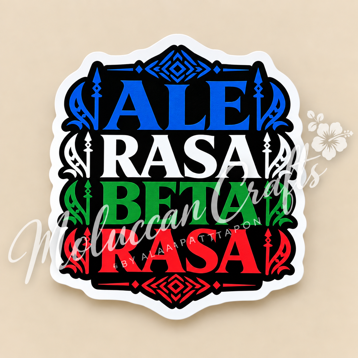 Sticker: Ale rasa beta rasa