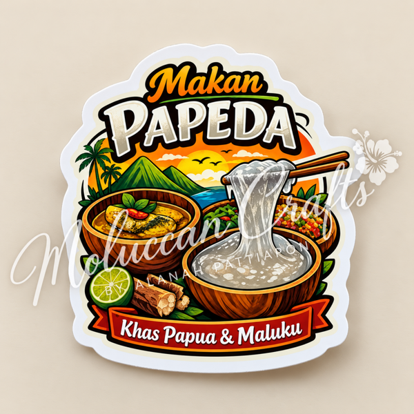 Sticker: makan papeda