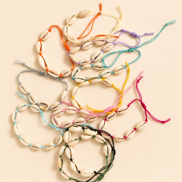 Ibiza Verstelbare Schelpenarmband