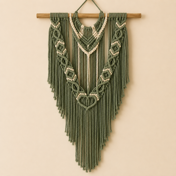 Macramé Wandhanger Sage Green