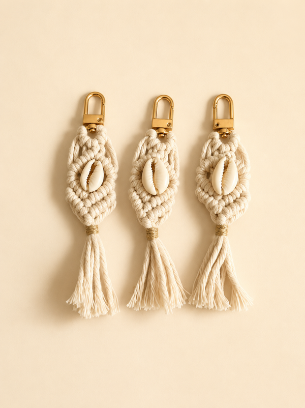 Ibiza Macramé Sleutelhanger