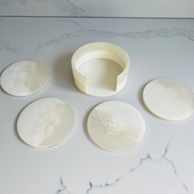 Onderzetters Melkwit