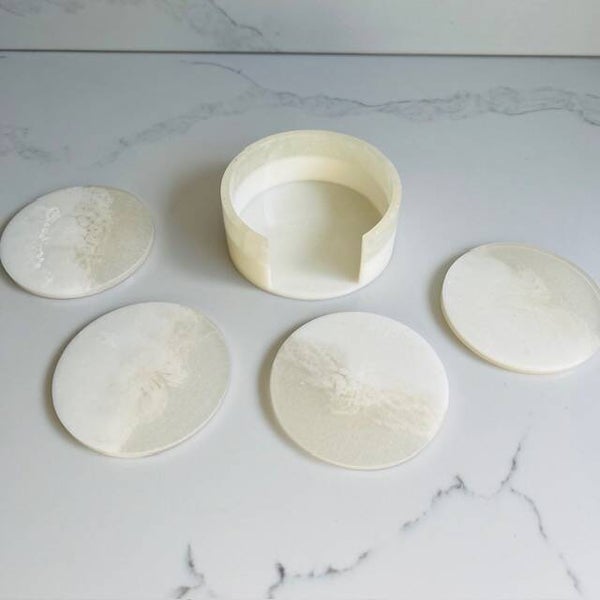 Onderzetters Melkwit