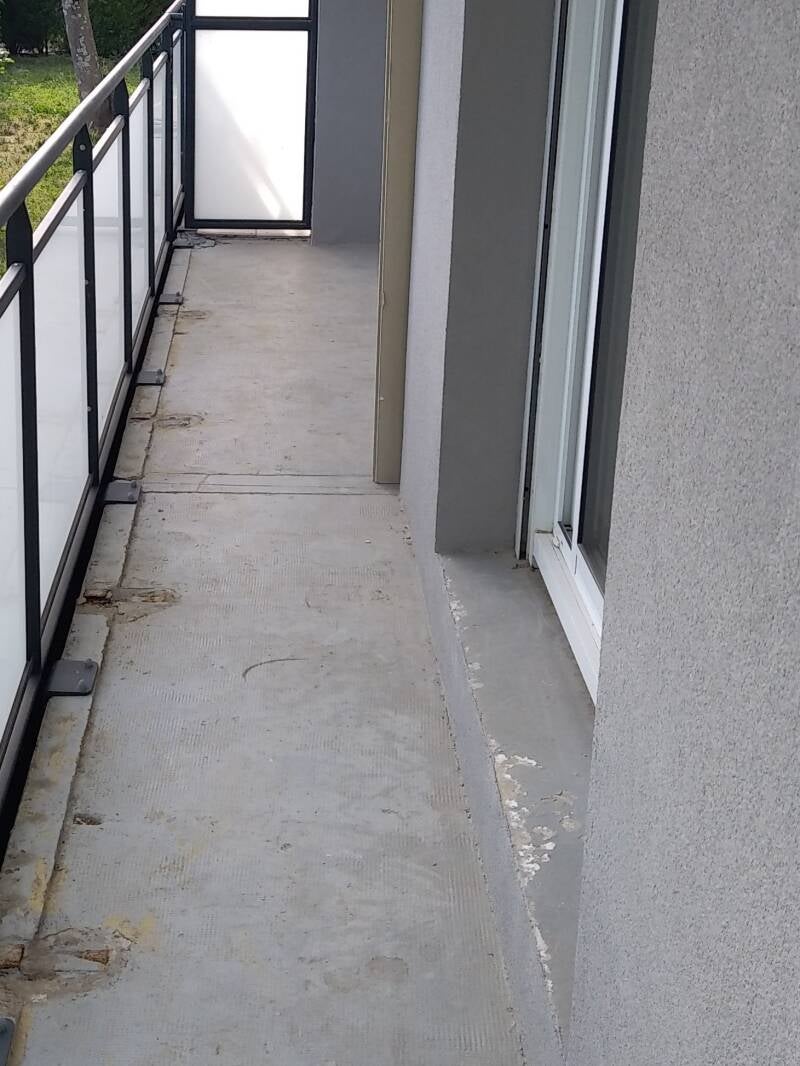 Avant balcon béton 