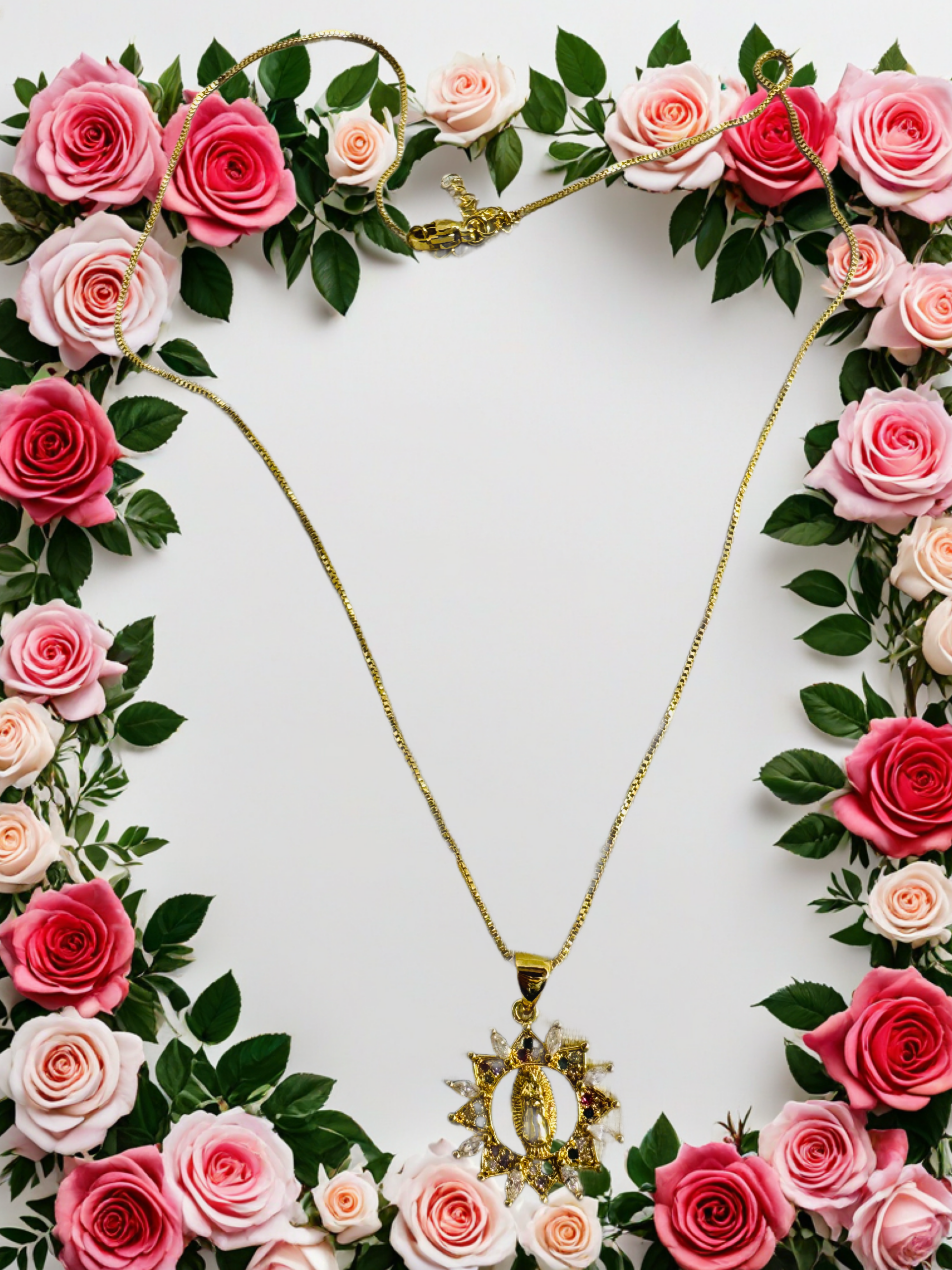 Cadena de Virgen de Guadalupe 💕
