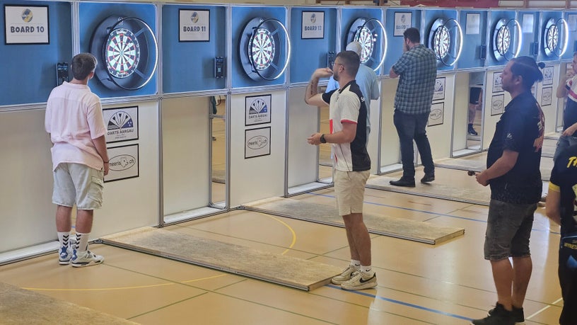 16 Dartboards am Gräni Pälly
