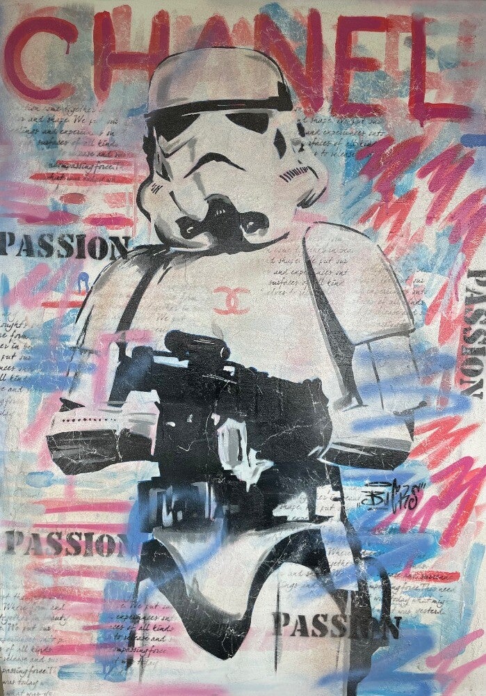 ''Chanel Trooper'' 100 x 140 cm