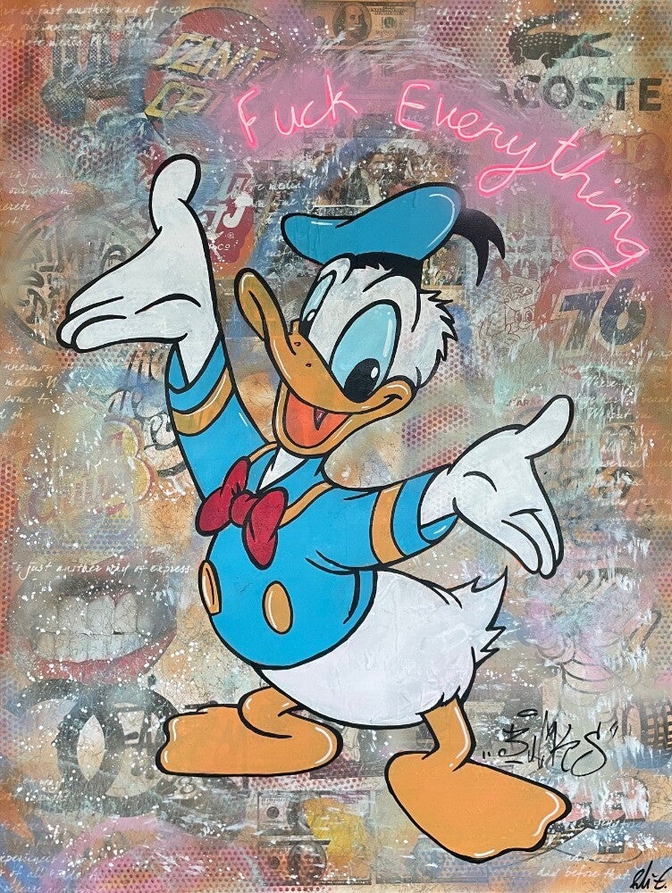 "Fuck everything" 120 x 90 cm