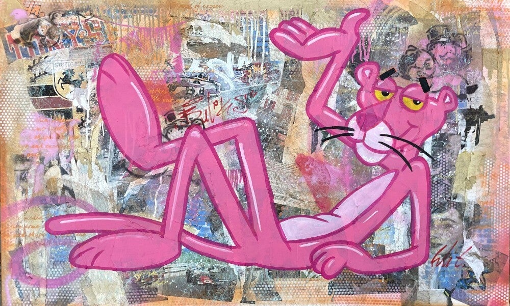 ''Lazy Panther'' 130 x 80 cm