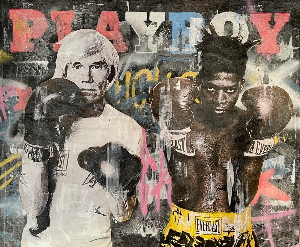 "Warhol X Basquiat" 120 x 100 cm