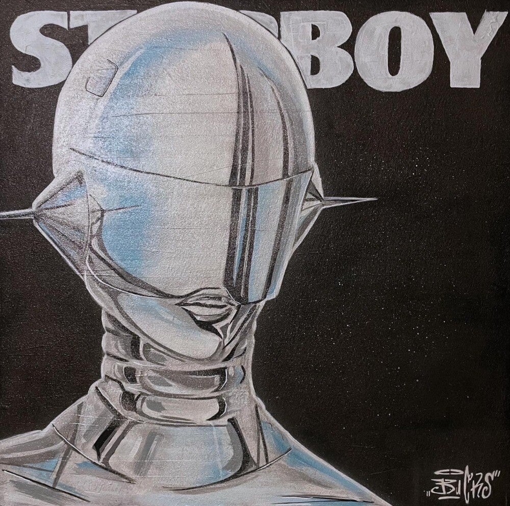 "Disco Bot" 100 x 100 cm