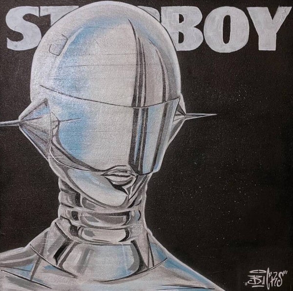 "Disco Bot" 100 x 100 cm