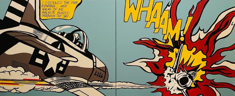 ''WHAAM!'' 240 x 100 cm