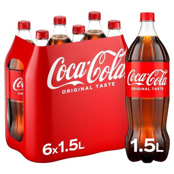 6 COLA PET FLES  - 1 L 50